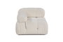 Atelier Del Sofa Sofá 1 Plaza Beige 95x95x75 cm